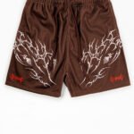 Civil Brown Core Mesh Basketball Shorts