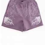 Civil Purple Thorn Of The Stem Sweat Shorts