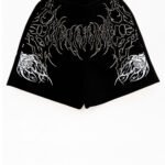 Civil Black Thorn Of The Stem Sweat Shorts