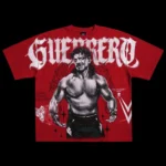 Eddie's Heritage "Side By Side" 199X Oversized Tee in Equestrian Red