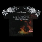 Halloween Chaos American Classic Oversized Tee in Black