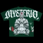 Mysterio's Heritage "Side By Side" 199X Oversized Tee in Deep Green