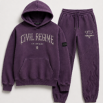 Civil Regime Purple Style Tracksuit