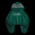 Civil Regime Forever Rose Hoodie Green