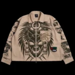 Mysterio Azteca Vince L/S Shirt in Tan