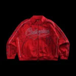 Spider Chaos Civil Track Jacket in E-Red