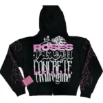 Civil Regime x Las Chicas Superpoderosas – Bombon Zip Up Hoodie Black